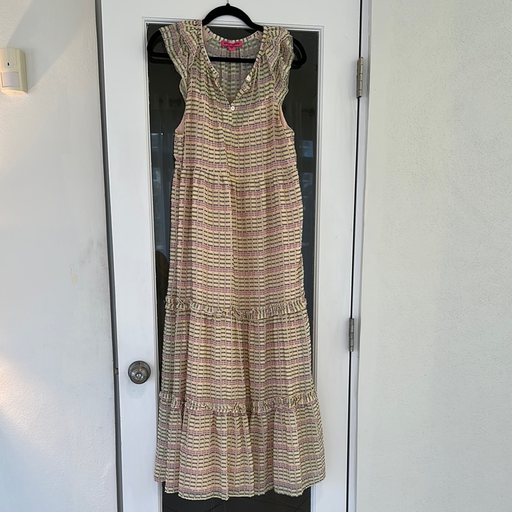 Betsey Johnson Multicolor Sleeveless Maxi Dress